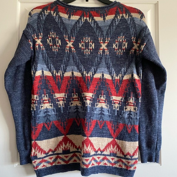 Western Print Sweater - Picture 3 of 3